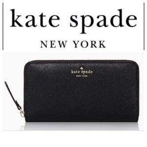 Kate Spade Black Wallet - Cedar Street Lacey