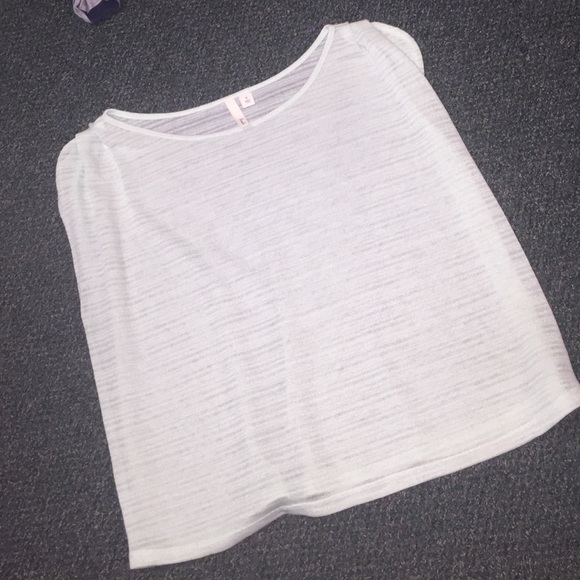 Mint sheer shirt