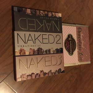 ALL THREE NAKED PALETTES AND BOTH CHOCOLATE BARS