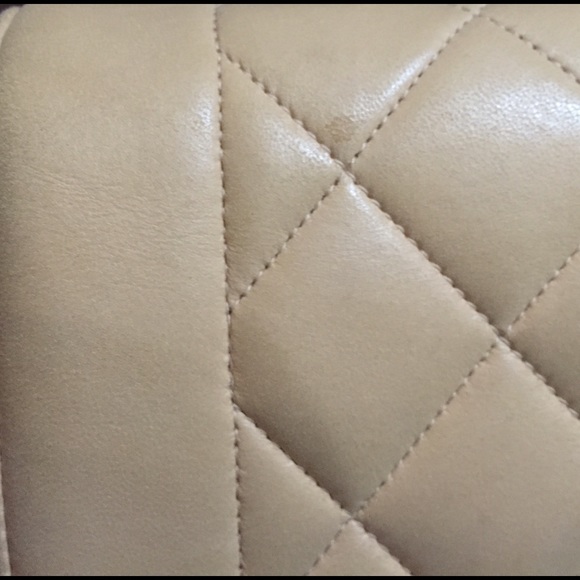 Vintage Chanel peach Matelasse bag - Picture 3 of 4