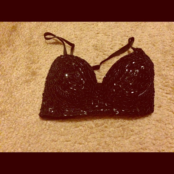 Bedazzled bra