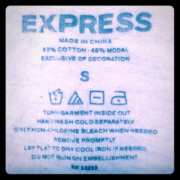 Express Rose Sequined Top- like new!