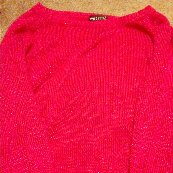 Wet seal pink sweater