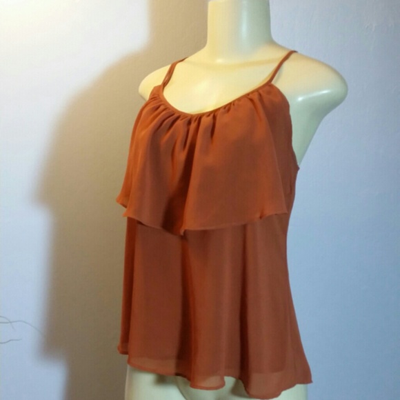 Sizzling Tank Top- Red/Orange