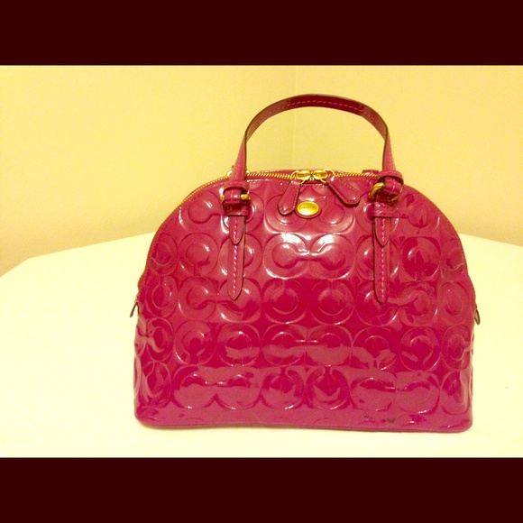 Pink Coach Handbag