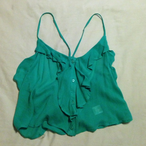Teal CropTop