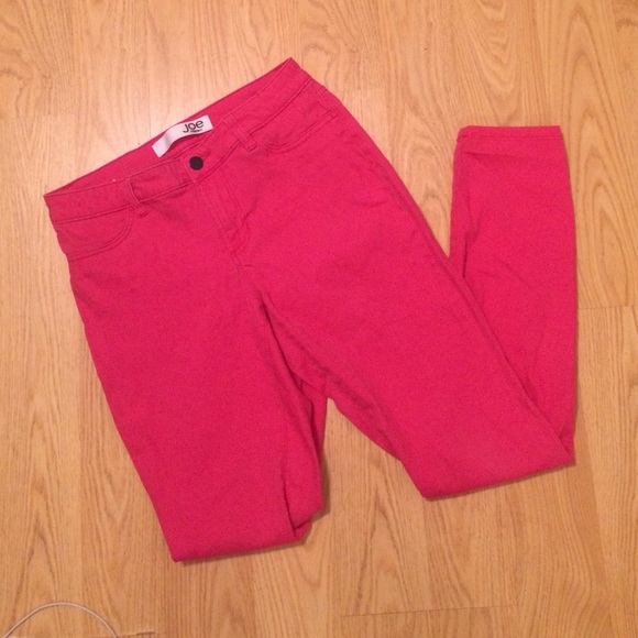 Hot pink Joe Fresh skinny jeans