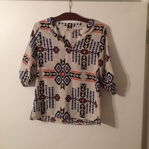 Aztec blouse