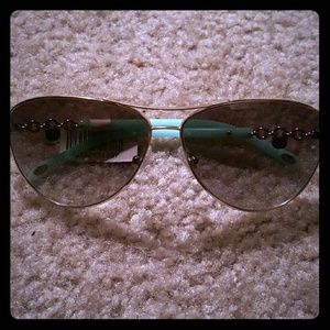 Authentic Tiffany and Co. Aviator Sunglasses