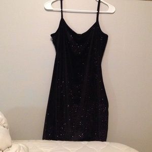 American Apparel black stardust dress