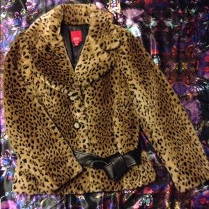 esprit leopard print coat