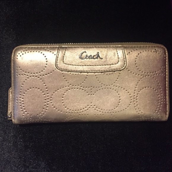 Coach Zip Around Wallet