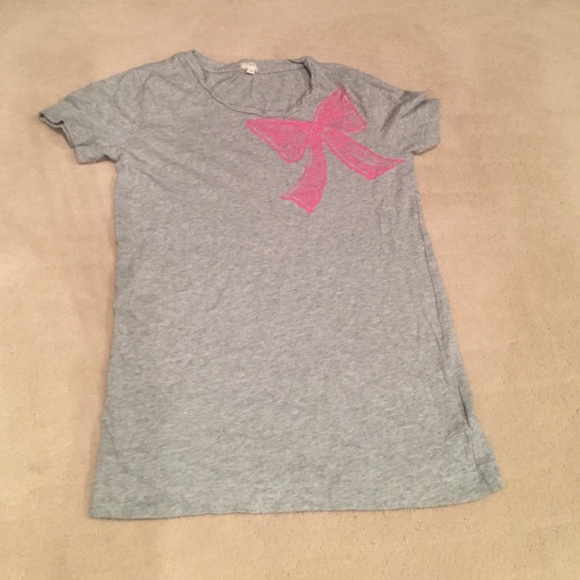 J crew bow tee