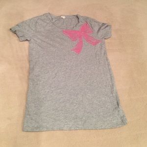 J crew bow tee