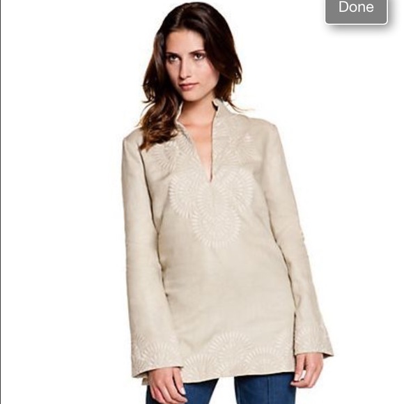 Tory Burch Linen Tunic