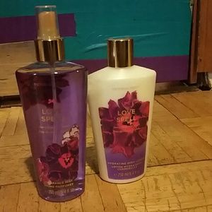 VS Love Spell Body Spray and Lotion