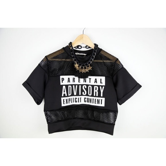 Black Crop Top