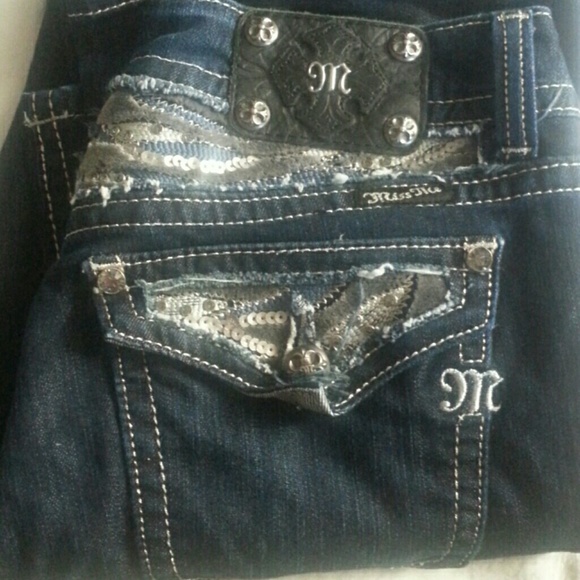Miss me 31x35 boot dark denim