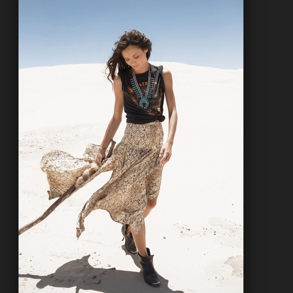 SPELL and the GYPSY Aloha python skirt -NEVER WORN