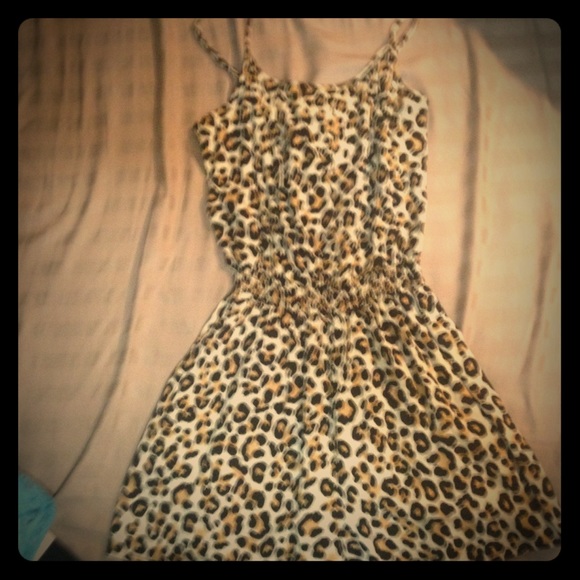 H&M romper. Leopard print