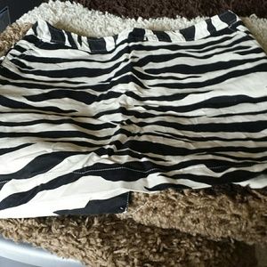 Black and white skirt