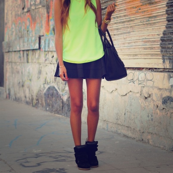 Black Hi-Top Sneaker