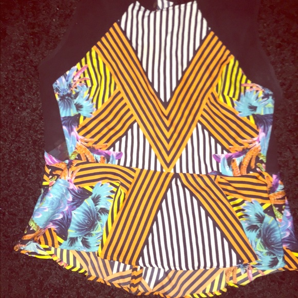 Peplum shirt.