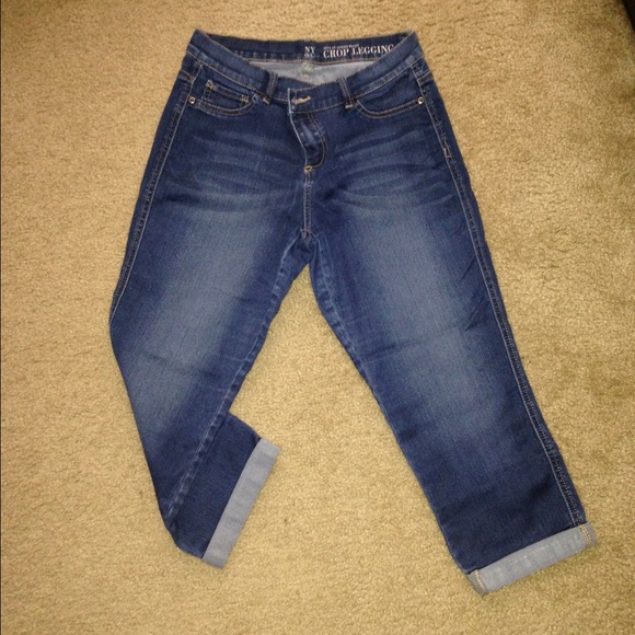 Crop legging jeans
