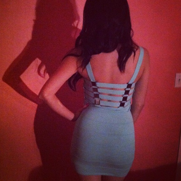 Mint bandage dress