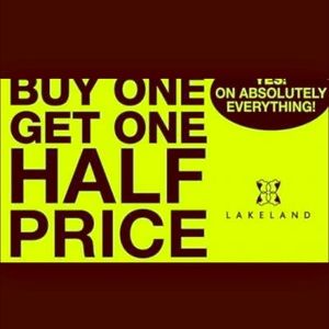 Everything in my closet is BOGO 1/2 price!!!