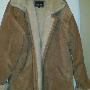 Brown leather jacket *