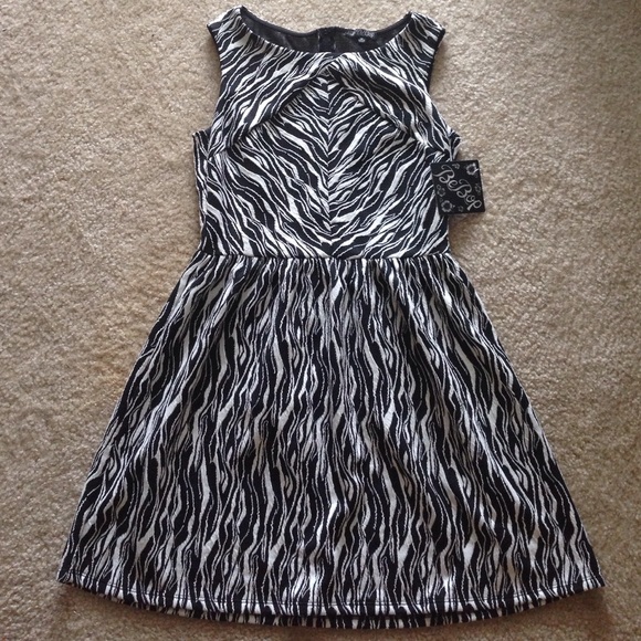 Cute zebra print dress