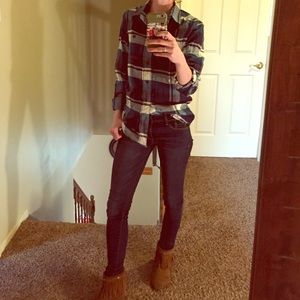 Flannel button down