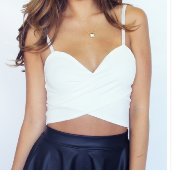 White Crop Top