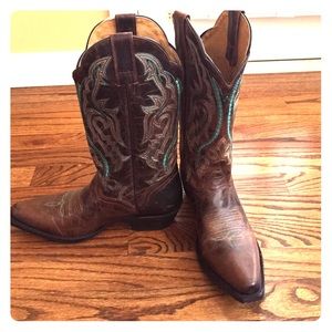 JB Dillon authentic genuine leather cowboy boots