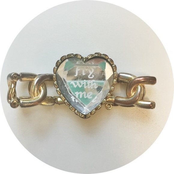 Betsy Johnson Vintage 'Fly With Me' Gold Bracelet