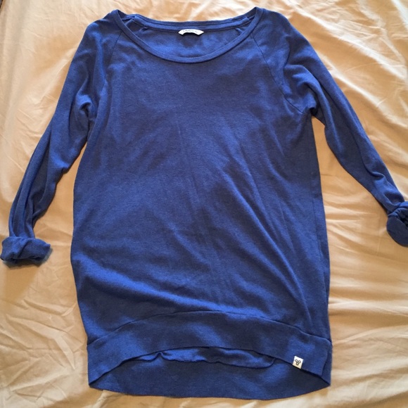 3/4 sleeve cotton light sweatshirt