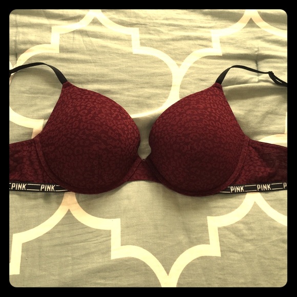 Sold! VS PINK Leopard Lace Push Up Bra - Picture 1 of 4