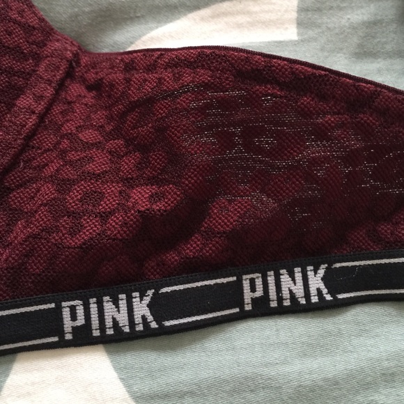 Sold! VS PINK Leopard Lace Push Up Bra - Picture 2 of 4