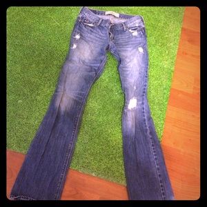 Destroyed hollister jeans