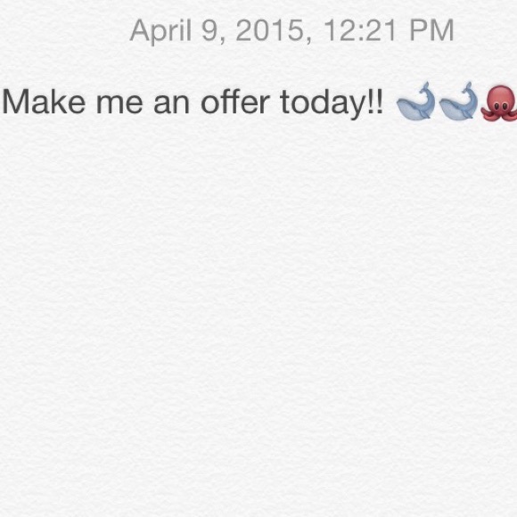 Make me an offer!