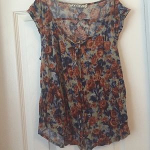 Nordstroms Romantic Roses Top
