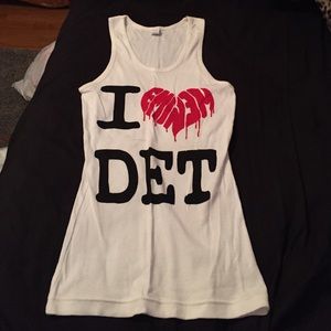 Eminem "I love Detroit" tank top