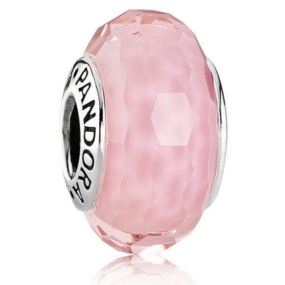 Pandora pink murano charm