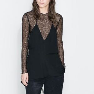 Zara Studio black camisole
