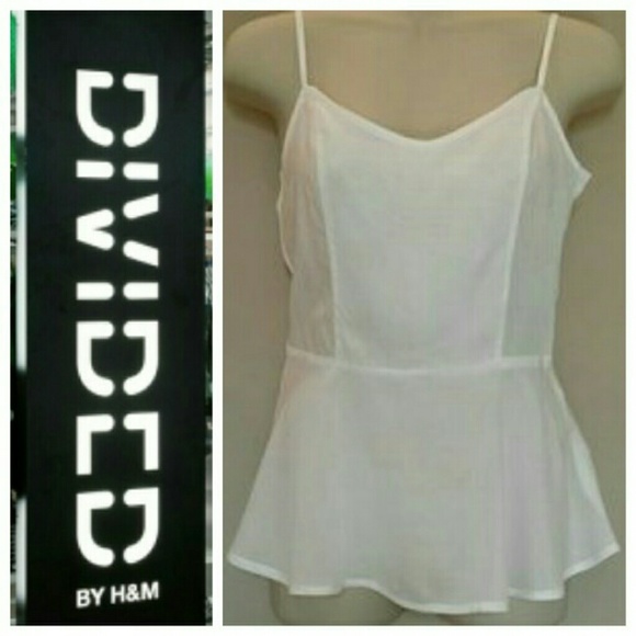 H&M Tops - H&M Sleeveless Peplum Top