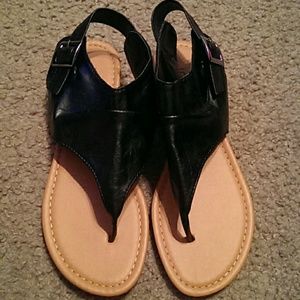 Brand new black sandals
