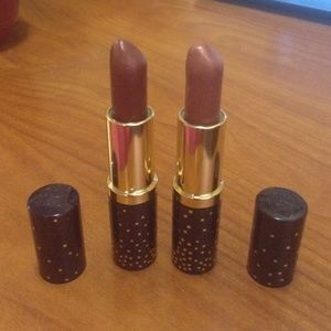 Estée Lauder long lasting lipsticks.