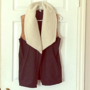 Shearling vest