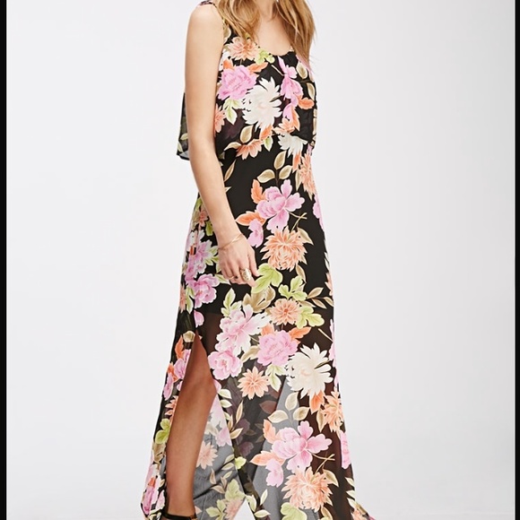 Floral Chiffon Dress
